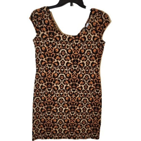 Women's Divided Leopard Print Dress size 12 NWOT - Picture 1 of 6